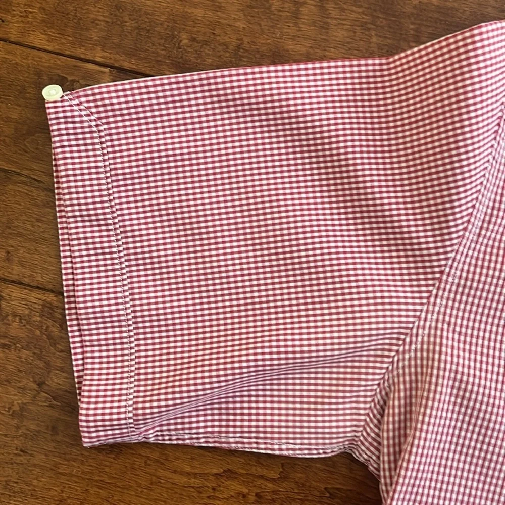 Barbour plaid Mens Buttons down Shirt Short Sleeves Size S - Picture 5 of 13